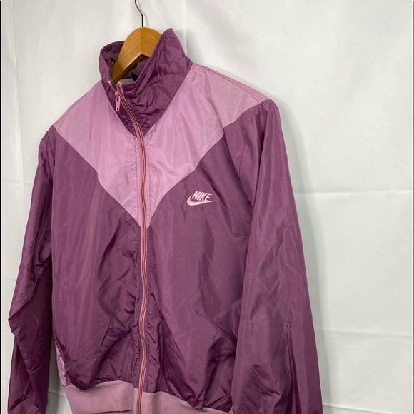Vintage NIKE Track Jacket Two Tone Windbreaker Size Large - Picture 3 of 6